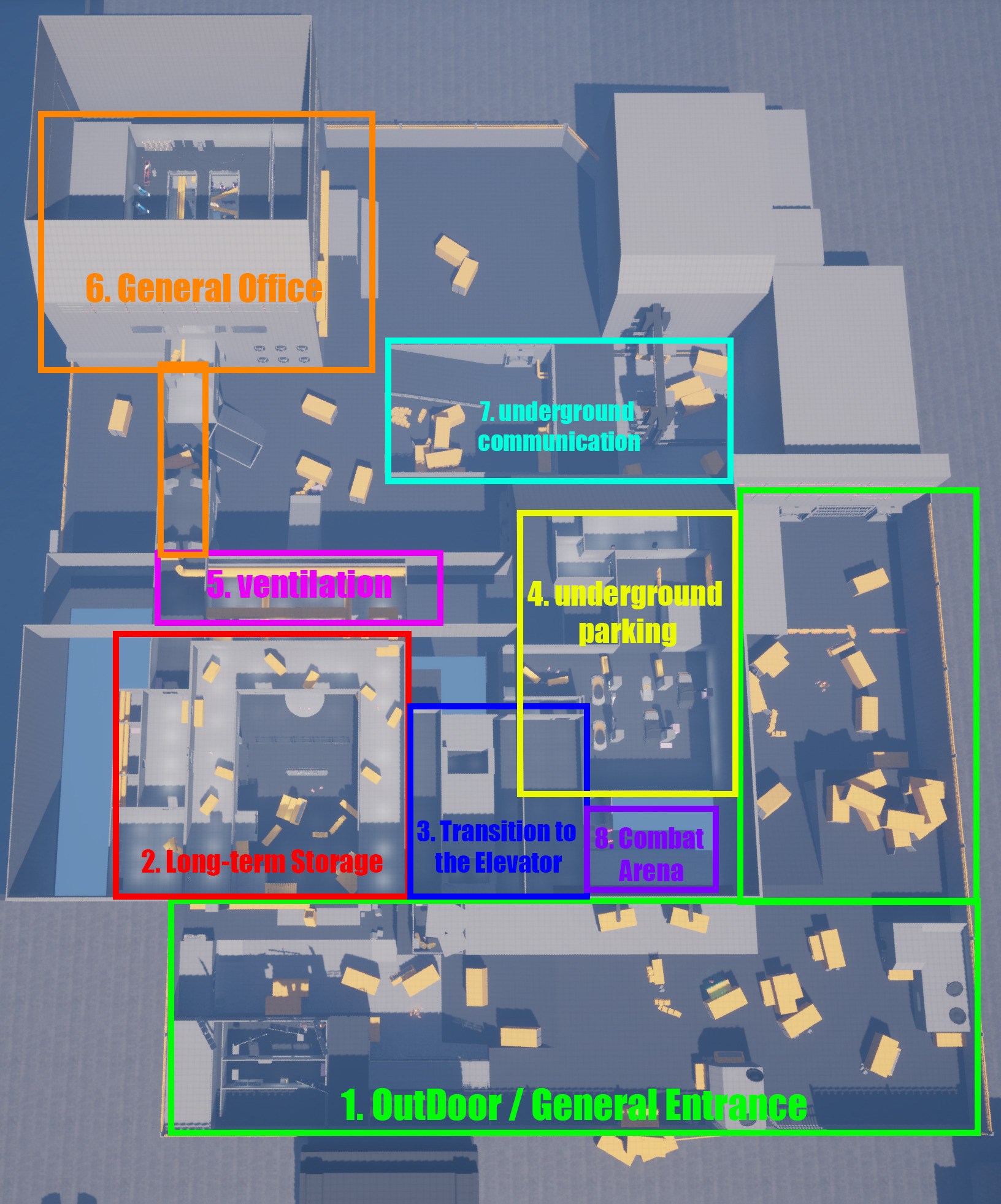 Level layout
